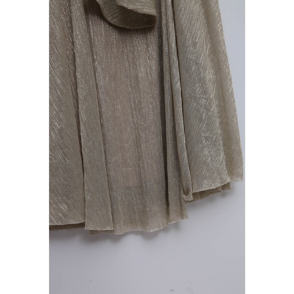 PatBO Lurex Draped Maxi Gold Dress Size US4 - Picture 8 of 9